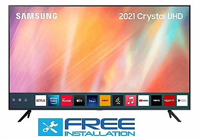 Samsung UA43AU7700RXHE 43" Crystal UHD 4K Smart Led Tv With Air Slim Design - Black - Buy Online at Best Price