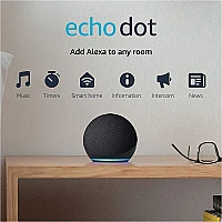 Echo Dot (4th Gen, 2020 release) | Smart speaker with Alexa | Charcoal