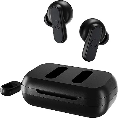 Skullcandy Dime True Wireless In-Ear Bluetooth Earbuds Compatible with iPhone and Android / Charging Case and Microphone / Great for Gym, Sports, and Gaming, IPX4 Water Dust Resistant - Black - Buy Online at Best Price
