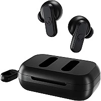 Skullcandy Dime True Wireless In-Ear Bluetooth Earbuds Compatible with iPhone and Android / Charging Case and Microphone / Great for Gym, Sports, and Gaming, IPX4 Water Dust Resistant - Black