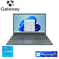 Gateway GWNC31514 Intel Core i3 11th Generation / 4GB DDR4 RAM / 128GB NVMe SSD / Fingerprint / Windows 11 / 15.6″ FHD Screen – Ultra Slim Laptop