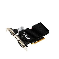 MSI GeForce GT 710 1GB DDR3 PCI Express 2.0 x8 Low Profile Video Card GT 710 1GD3H LPV1