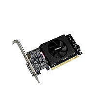 GIGABYTE GeForce GT 710 2GB DDR5 PCI Express 2.0 x8 Low Profile Video Card GV-N710D5-2GL