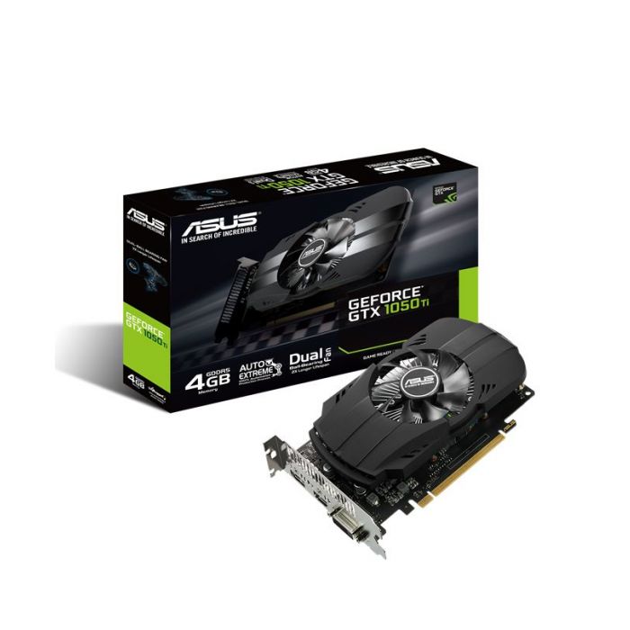 ASUS GeForce® GTX 1050Ti 4GB PHOENIX Fan Edition DVI-D HDMI DP 1.4 Gaming Graphicss Card