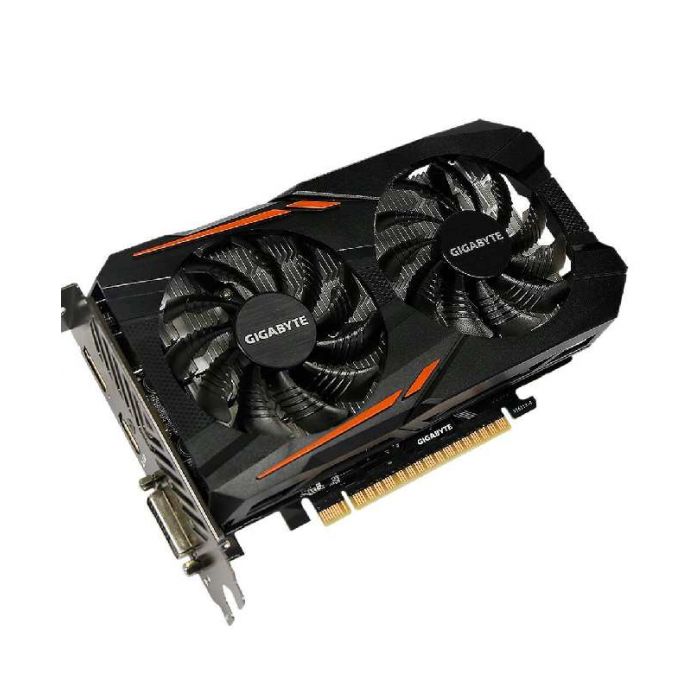 GIGABYTE GeForce GTX 1050 Ti 4GB GDDR5 PCI Express 3.0 x16 ATX Video Cards GV-N105TOC-4GD