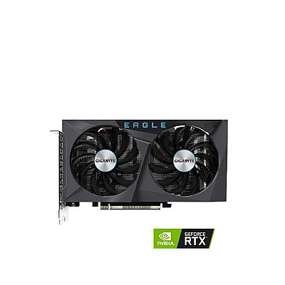 GIGABYTE GeForce RTX 3050 EAGLE OC 8G Graphicss Card, 2x WINDFORCE Fans, 8GB GDDR6 128-bit GDDR6, GV-N3050EAGLE OC-8GD Video Card - Buy Online at Best Price