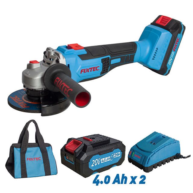 20V Cordless Brushless 115mm Angle Grinder Set