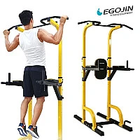 Heavy Quality Dip Stands Adjustable Power Tower Pull Up Bar Workout Dip Station Multi-Function Push Up bar