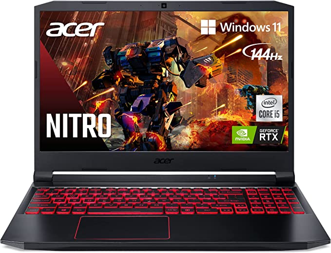 Acer Nitro 5 2021 AMD Ryzen 5 5600H / GTX 1650 / 8GB RAM / 256GB SSD / 1TB HDD / 15.6" FHD 144Hz display