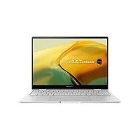 ASUS Zenbook 14 Flip OLED UP3404VA -i7 13th Gen 1360P/ 16 GB RAM/ 1 TB G4 SSD/  Intel® Iris Xe Graphics/ 14" OLED WQ+ 2.8K Display/ Genuine Windows 11/ Genuine Office/  Foggy silver/ Sleeve/ Stylus