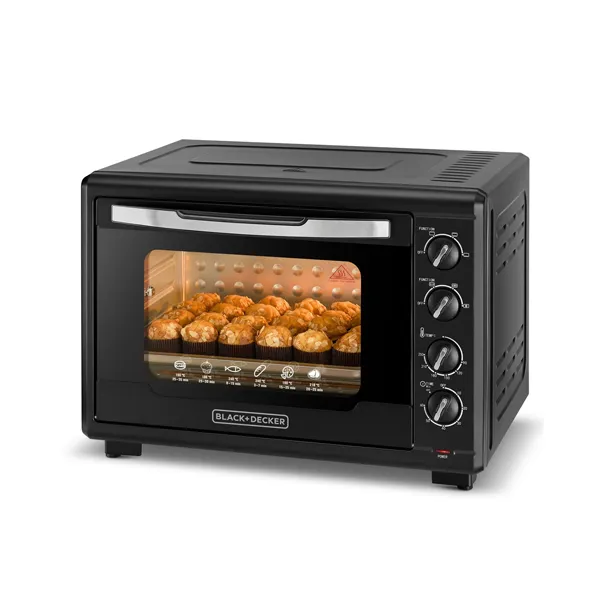 Black+Decker 55L Double Glass Toaster OvenTRO55RDG-B5