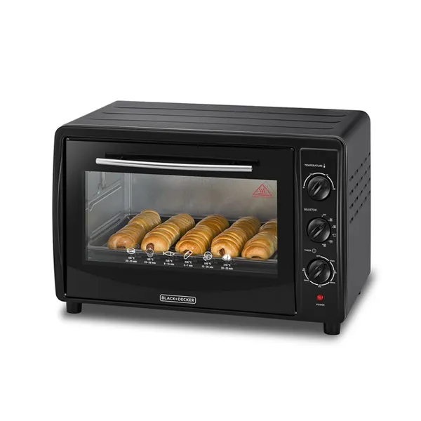 Black+Decker 45L Double Glass Toaster OvenTRO45RDG-B5