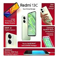 Redmi 13C (8GB RAM, 256GB Storage) | MediaTek Dimensity 6100| 90Hz Display