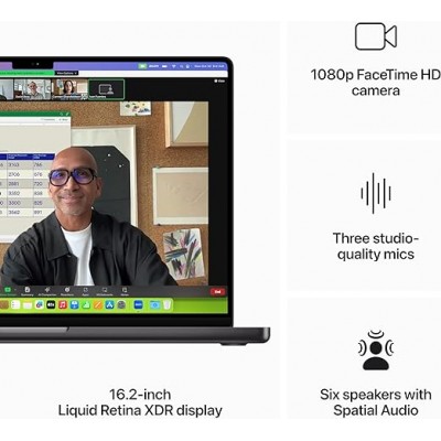 MacBook Pro (16-Inch, M3 Pro, 2023) - 12C CPU - 18C GPU, 18GB, 512GB