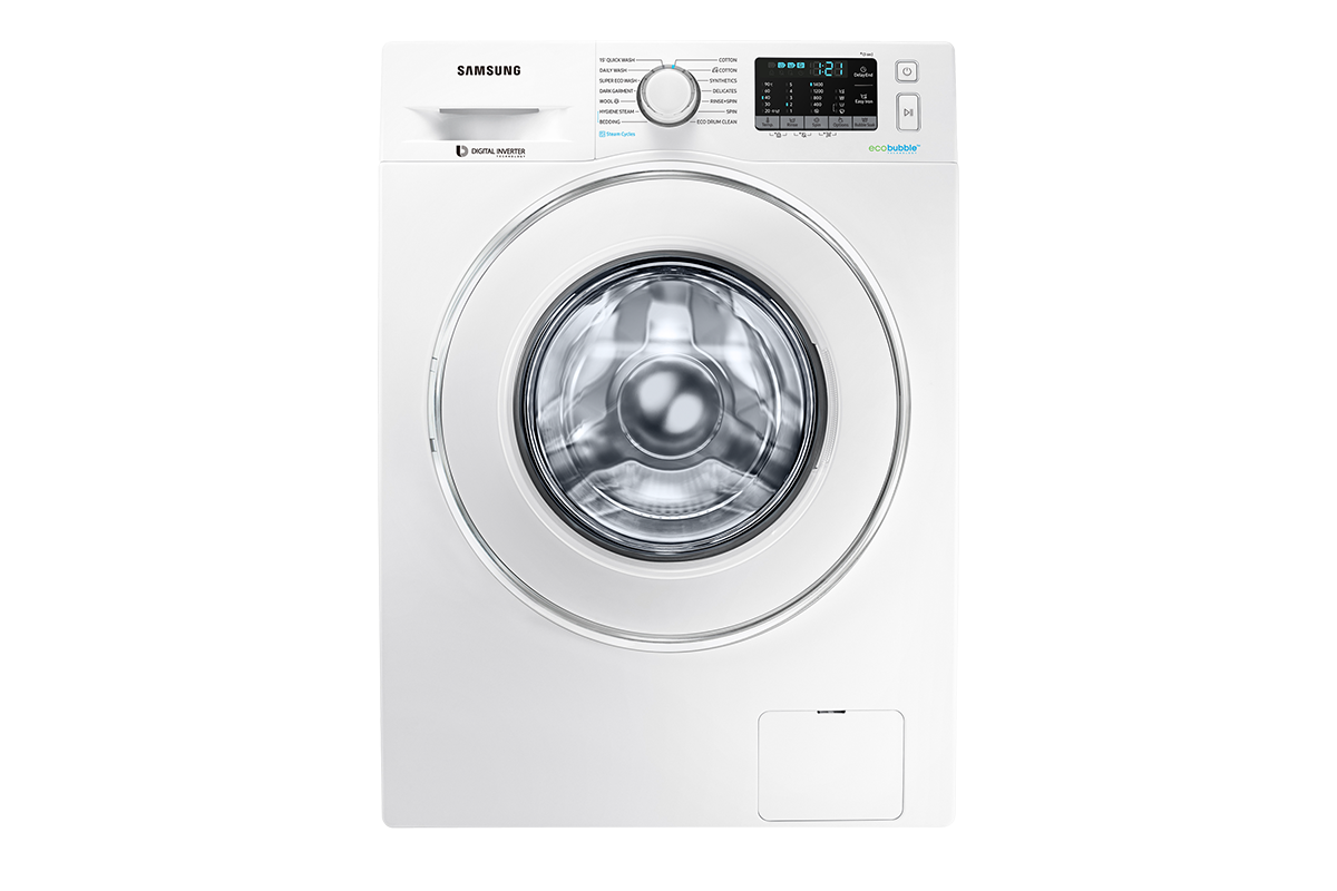 WW81J54E0IW-8KG | Front Load Washing Machine with Eco Drum Crystal Gloss Door