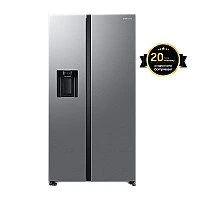 RS78CG8543SLIM Samsung Side-by-Side Refrigerator with Smart Conversion, 633L