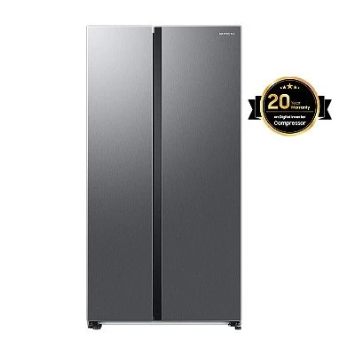 RS76CG8003S9/IM Samsung Side-by-Side Refrigerator with Smart Conversion, 653L - Buy Online at Best Price
