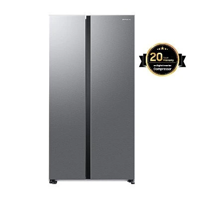 RS76CG8113SLIM Samsung Side-by-Side Refrigerator with Smart Conversion, 653L - Buy Online at Best Price