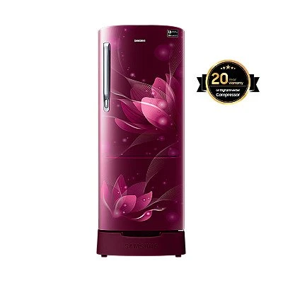 RR20T282ZR8 Samsung Single Door Refrigerator with Digital Inverter Compressor, 192L - Buy Online at Best Price