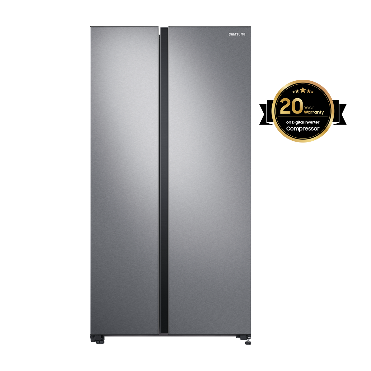 RS72R5011SL Samsung Side-By-Side Refrigerator with All Round Cooling, 700L