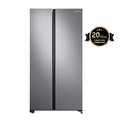 RS72R5011SL Samsung Side-By-Side Refrigerator with All Round Cooling, 700L - Buy Online at Best Price