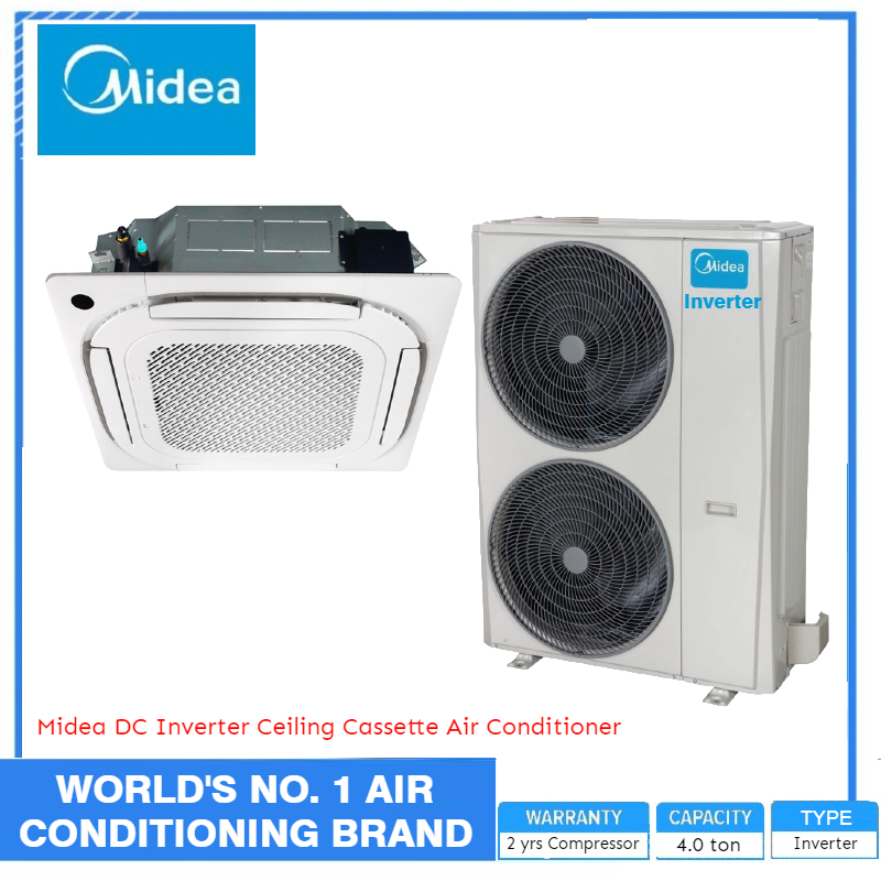 Midea DC Inverter Ceiling Cassette 4.0 ton Air Conditioner