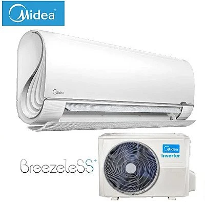 Midea BreezeleSS+ series DC Inverter Wall Mounted 1.0 ton Air Conditioner | FREE INSTALLATION - Buy Online at Best Price