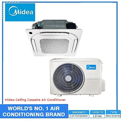 Midea Ceiling Cassette 1.0 ton Air Conditioner - Buy Online at Best Price