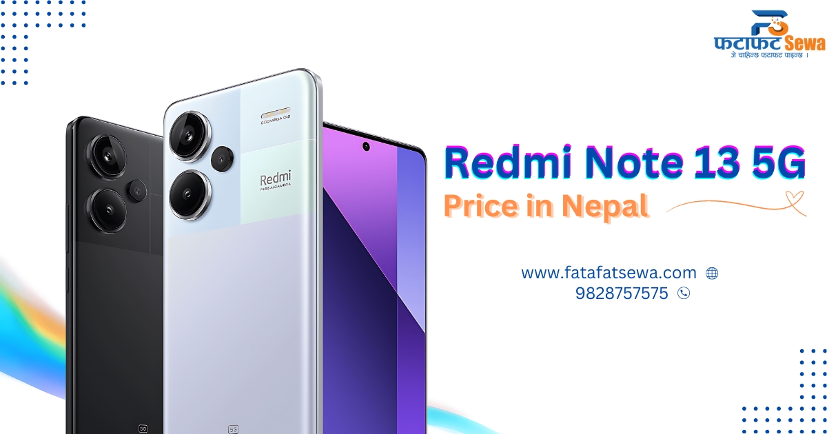 Redmi Note 13 5G Price in Nepal: Full features and specifications.