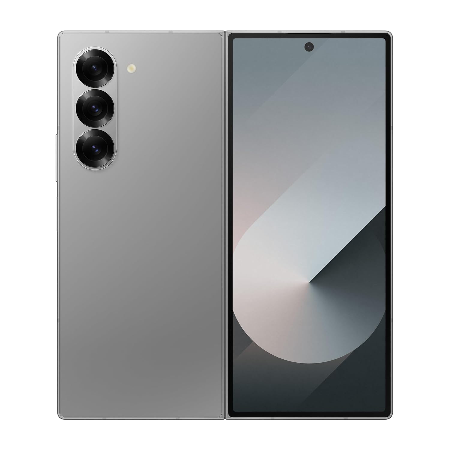 Galaxy Z Fold 6 sliver front and back view