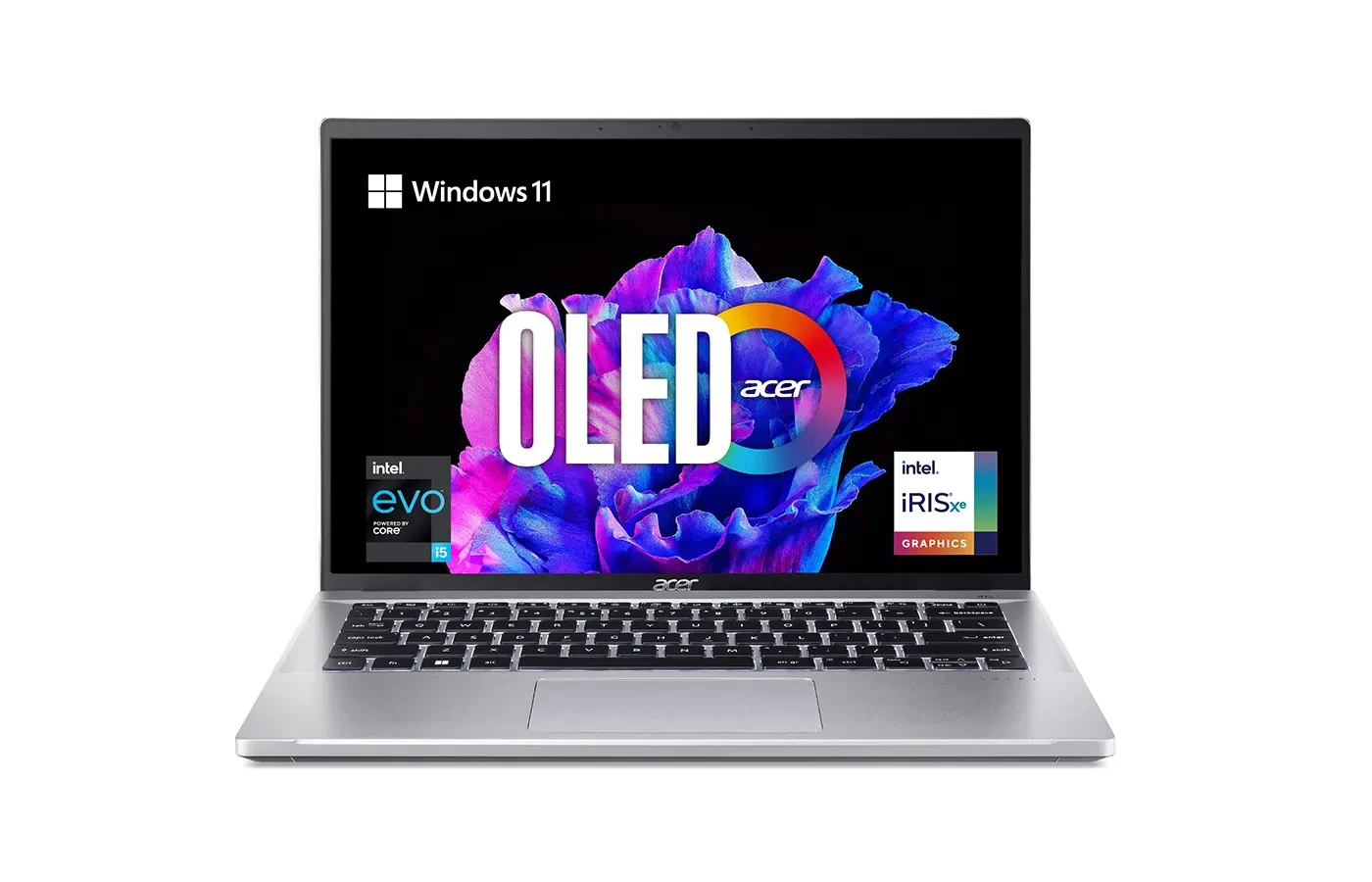 Acer Swift Go 14 OLED (13th Generation Intel Core i5 13500H Processor | 16GB RAM | 512GB Gen4 SSD | 14-inch 2.8K (WQXGA+, 2880 x 1800) 90Hz OLED Display | Intel Iris Xe Graphics Card | Backlit Keyboard | Fingerprint Scanner)