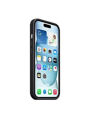 Apple iPhone 15 FineWoven Case with MagSafee Black - Buy Online at Best Price