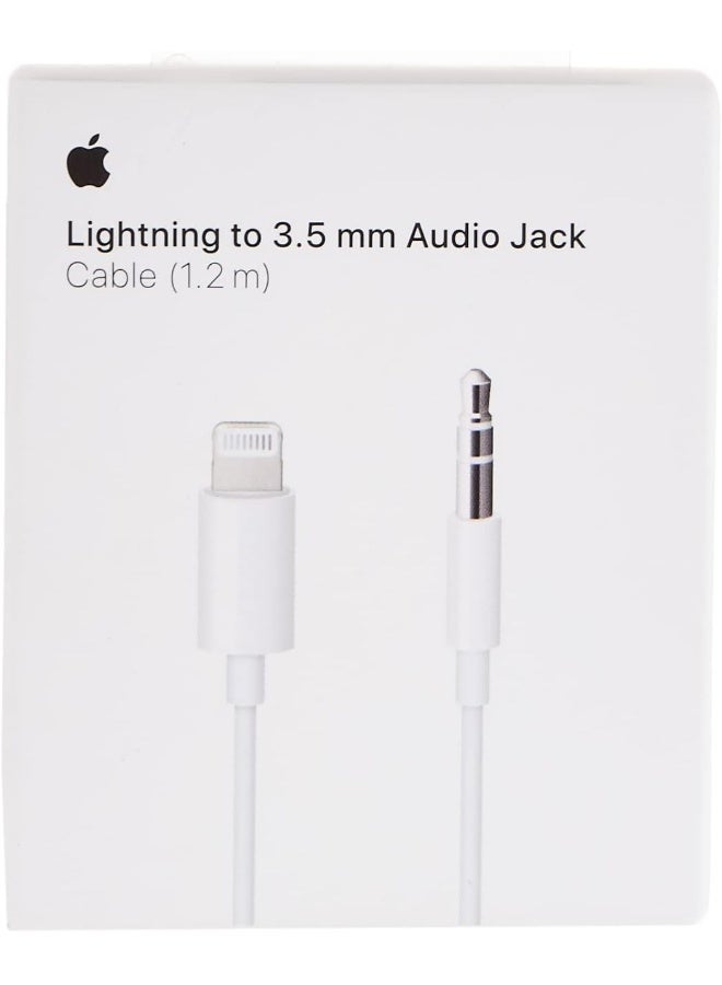 Apple Lightning to 3.5 mm Audio Cable m White