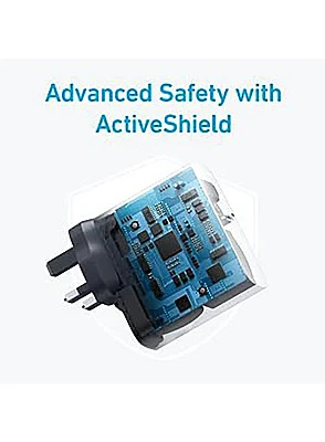 Anker 317 Charger with Charging cable Black - Buy Online at Best Price