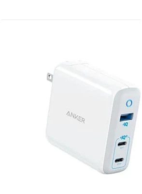 Anker PowerPort III 3 Port 65W Elite Charger White - Buy Online at Best Price