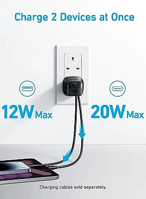 Anker 323 Charger 33W 3Ft C-C Bundle Black - Buy Online at Best Price