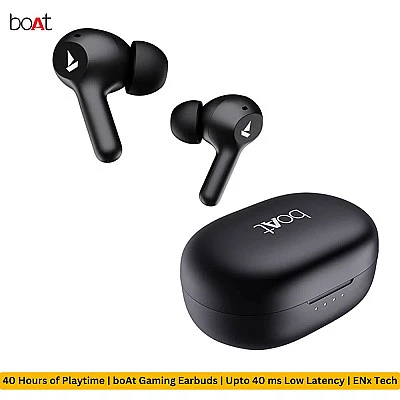 boAt Airdopes 71 |  40 Hours Long Playback | Fast Charging | Gaming Mode | IPX4 Water Resistance | Bluetooth V5.3 | Pocketable Design - Buy Online at Best Price
