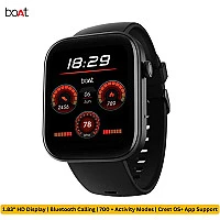 boAt Smartwatch WAVE CALL 2 | Bluetooth Calling | 1.83 Inch HD Display | 700 + Activities Modes | 1000 + Cloud Watch Faces | Crest OS+ App Support