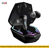 boAt IMMORTAL 131 | Premium Gaming Earbuds | Up To 40 MS Low Latency | 40 Hours of Playtime | RGB Lights | ENx Noice Cancellation Tech | Fast Charging